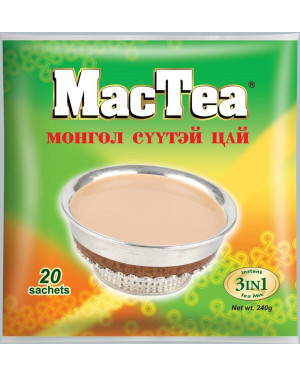 MacTea Mongolian Salt tea 3 in 1 20 Pcs