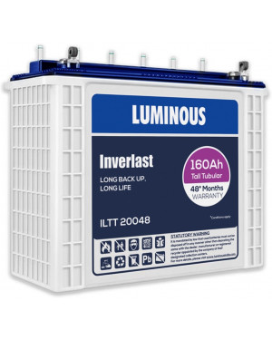 Luminous Iltt 20048 160ah Tall Tubular Inverter Battery (160ah)