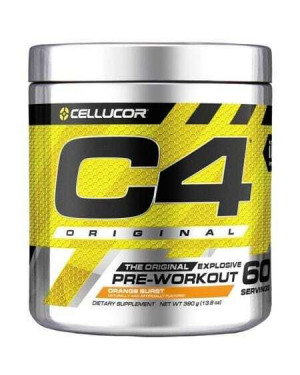 Cellucor C4 Pre-Workout Original, 0.80 LBS, 360 G, 60 Servings, Nutrabolt, 390gm