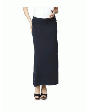 Nine Maternity Comfy Jersey Skirt In Navy 3065