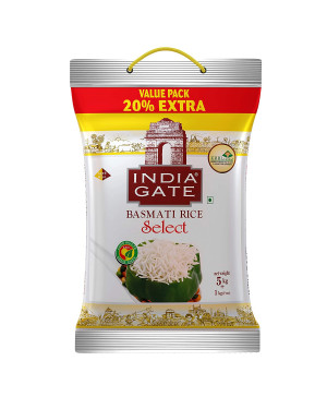 India Gate Basmati Rice Select 5+1kg