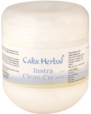 Calix Herbal Instra Clean Cream for Complete Skin Care, 500g