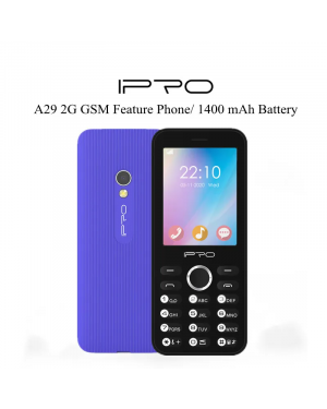 IPRO A29 2.8" 2G GSM Feature Phone 32MB Purple 1400Mh Battery Nano/SIM Card Cheap Celular Mobile Back Camera Destaque Telefon