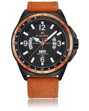 Naviforce Casual Leather Watch Quartz Movement NF9103