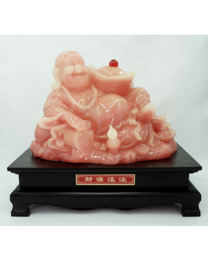 Laughing Buddha - Jade Chinese Buddha Laying