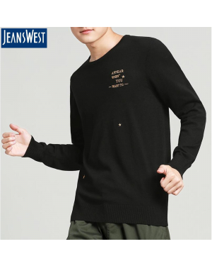 Jeanswest Black Sweater For Men 