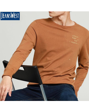 Jeanswest Brown Sweater For Men