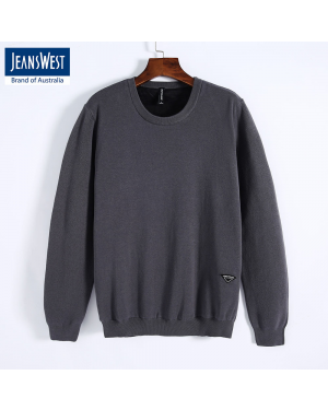 Jeanswest Dark Grey Sweater For Men