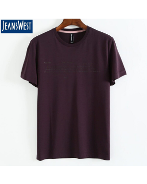 Jeanswest Dp.Purple T-Shirt for Men