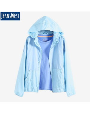 Jeanswest Light Blue Jacket For Women