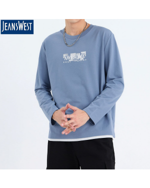 Jeanswest M.Blue Sweatshirt For Men