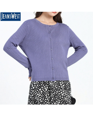 Jeanswest Purple Cardigan For Women