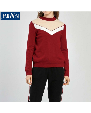 Jeanswest Red Sweater For Women