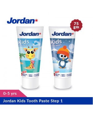Jordan Kids Tooth Paste Step 1 (0-5yrs), 75 gm
