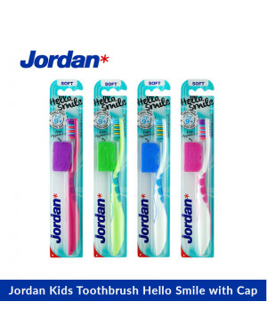 Jordan Kids Toothbrush Hello Smile with Cap