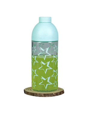 Yera Sipper Oasis 550 ML Glass Bottle with Plastic Dual Cap | 1 Pc