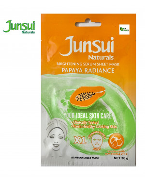 Junsui Naturals Papaya Sheet Mask 20g