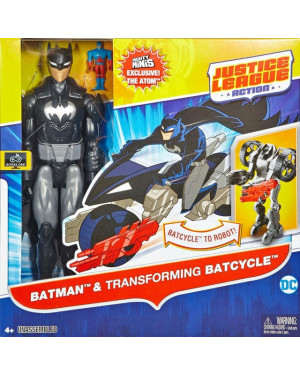 Justice League Action 12" Batman and Batcycle - FBR10