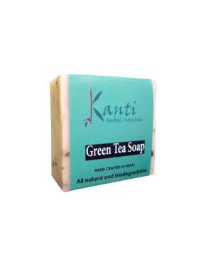 Kanti Herbal Green Tea Soap- 80gm