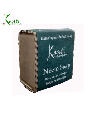 Kanti Herbal Neem Soap- 100gm (Cold Process Soap)