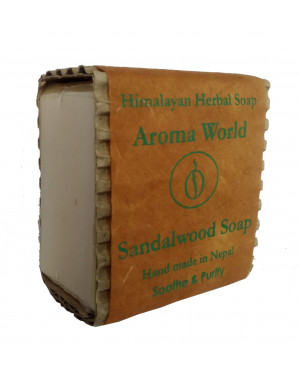 Kanti Herbal Sandalwood Soap- 100gm (Cold Process Soap)