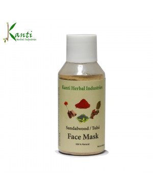Kanti Herbal Sandalwood Tulsi Face Mask- 60g
