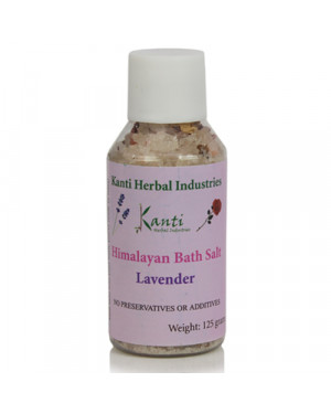 Kanti Herbal Himalayan Bath Salt Lavender - 125gms