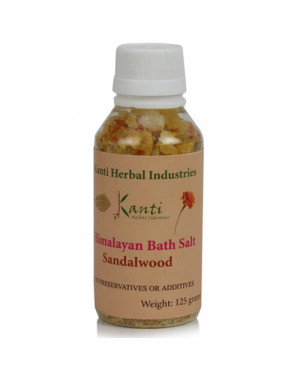 Kanti Herbal Himalayan Bath Salt Sandalwood -125gms