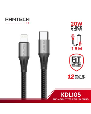 Fantech KDL105 Type C to Lightning Data Cable 20w