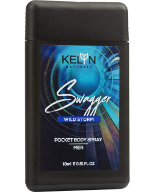 Kelyn Swagger Wild Storm Men Pocket Body Spray 18ml