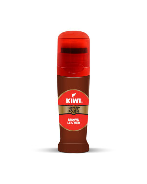 Kiwi Instant Polish - Brown Leather 75ml