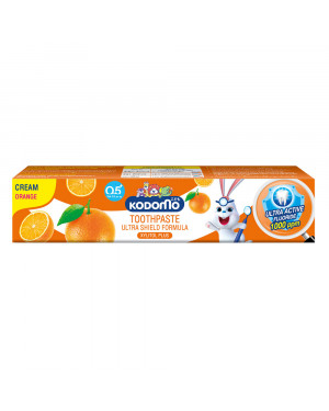 Kodomo Ultrashield Fluoride Toothpaste 65Gm Cream Orange