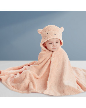 KUB Baby Bath Towel Sheep Orange