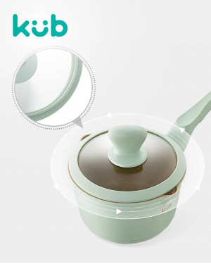 Kub Non-stick Ceramic Cookware Set 4 Pcs