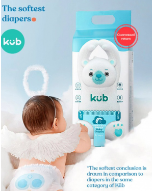 KUB-Ultra Soft Series-BB Bear Diaper Mini Pack S