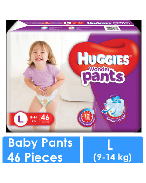 Huggies Wonder Pants Large Size Diapers (46 Count)
