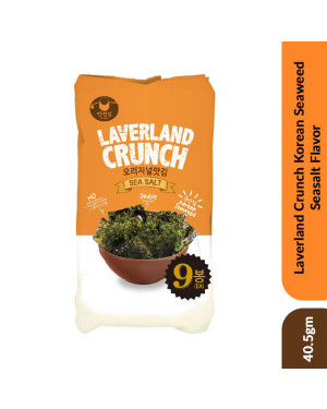 Laverland Crunch Korean Seaweed Seasalt Flavor 40.5gm