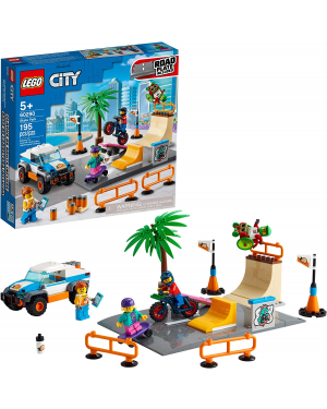 LEGO City Skate Park 60290 Building Kit; Cool Building Toy 