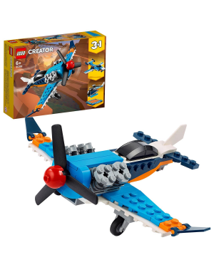 LEGO 31099 Creator 3 in1 Propeller Plane Jet - Helicopter - Model Building Aeroplane Playset