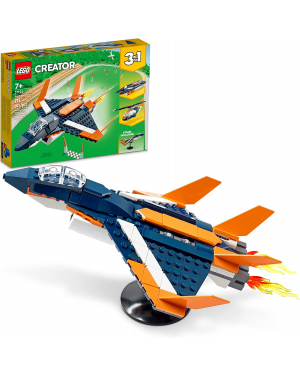 LEGO Creator 3in1 Supersonic-Jet 31126 Building Toy Set