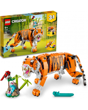 LEGO Creator 3in1 Majestic Tiger 31129 Building Toy Set