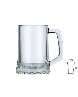 Lucky Glass LG122P / 312713 Beer Mug 350ml Pack of 6
