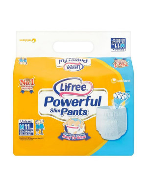 Lifree Medium Size Diaper Pants For Men and Women- 11 Count
