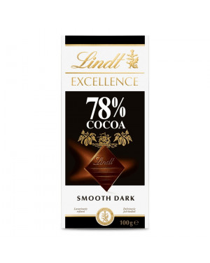 Lindt Excellence 78% Cocoa Smooth Dark 100g