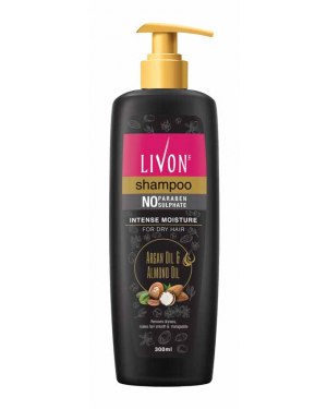 Livon Shampoo Intense Moisture with Argan Oil and Almond Oil for Dry Hair-650ml