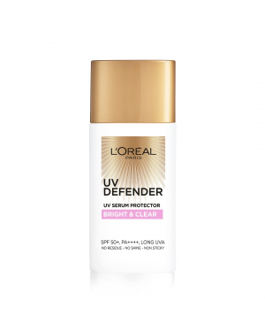 L’Oréal Paris UV Defender Serum Protector Sunscreen SPF 50 PA+++ (Bright & Clear) - 50 ml