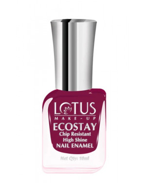 Lotus Make Up Eco stay Nail Enamel Berry Wine E48