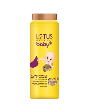Lotus Herbals Baby+ Love Sprinkle No-Talc Powder 200g