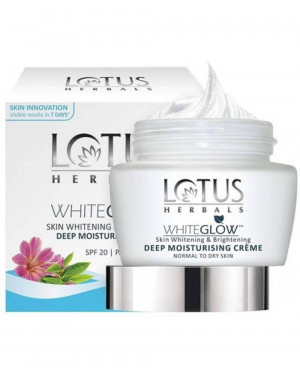 Lotus Herbals WhiteGlow Deep Moisturizing Cream with SPF 20 - 40 gm