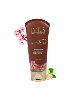 Lotus Dermo Spa Japanese Sakura Skin Whitening Face Wash (80g)